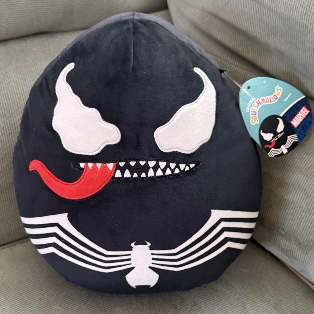 NEW Squishmallows 10” Inch VENOM Disney Marvel Black Spider-Man Spidey & Friends